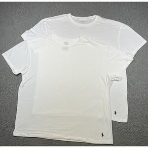 Polo Ralph Lauren Lot of 2 Classic Fit 100%‎ Cotton Crew Neck T Shirt Men's 2XL